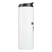 Big Sky USA American Flag Light Color Thermosbeker (Gedraaid links)