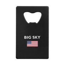 Big Sky Verenigde Staten Amerikaanse vlag Donkere 