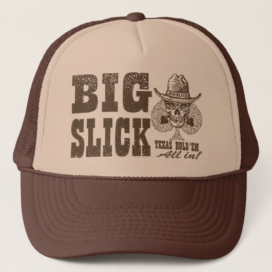 Big Slick Texas Hold'em Trucker Pet (Voorkant)