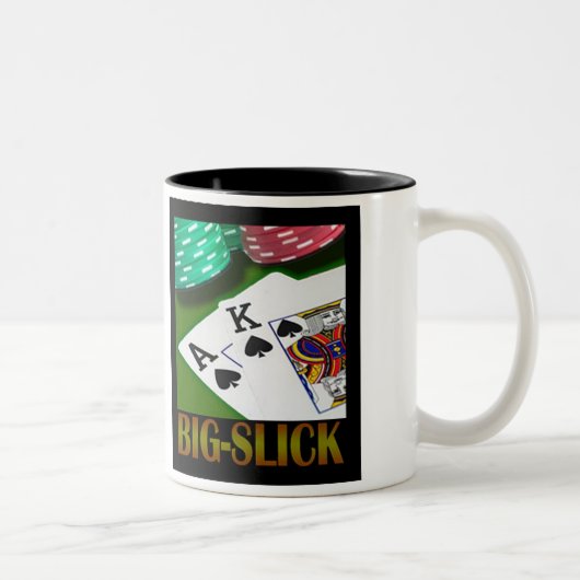 Big-Slick Tweekleurige Koffiemok (Rechts)