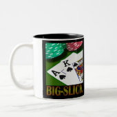 Big-Slick Tweekleurige Koffiemok (Links)