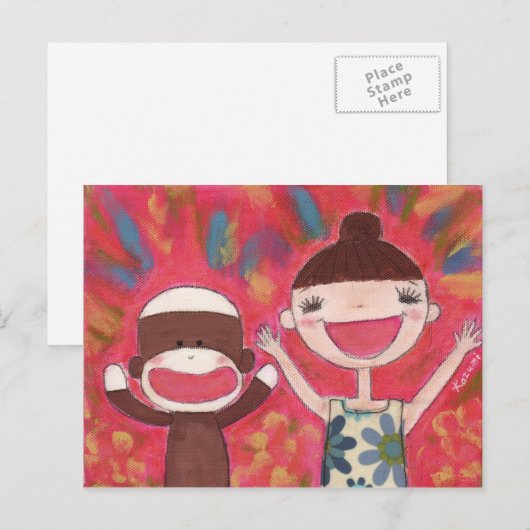 Big Smile Briefkaart (Voorkant / Achterkant)