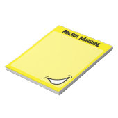 Big Smile Levendig Kleurrijk Notitieblok (Linkerzijde)