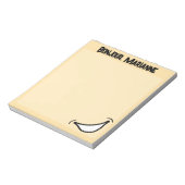 Big Smile Levendig Kleurrijk Notitieblok (Linkerzijde)