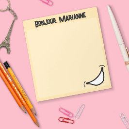 Big Smile Levendig Kleurrijk Notitieblok