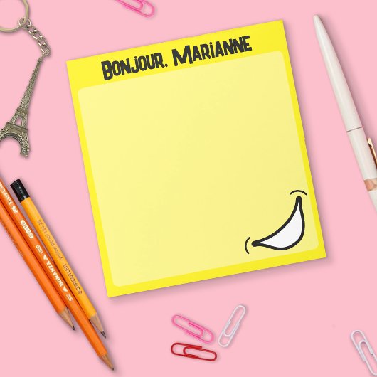 Big Smile Levendig Kleurrijk Notitieblok