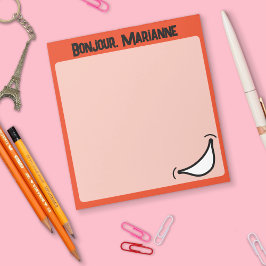 Big Smile Levendig Kleurrijk Notitieblok