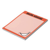 Big Smile Levendig Kleurrijk Notitieblok (Linkerzijde)