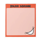 Big Smile Levendig Kleurrijk Notitieblok (Voorkant)