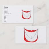 BIG SMILE-profielkaart Visitekaartje (Voorkant / Achterkant)