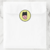 Big Smile Ronde Sticker (Tas)
