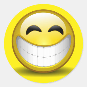 Big Smile Ronde Sticker