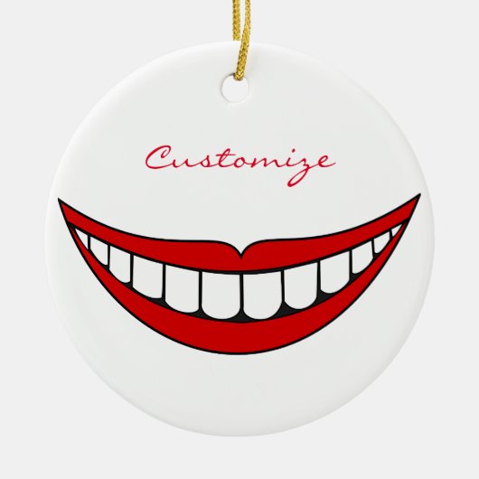 Big Smile Thunder_Cove Keramisch Ornament (Voorkant)