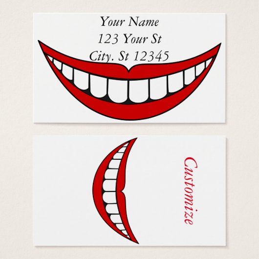 Big Smile Thunder_Cove Visitekaartje (Voorkant /achterkant)