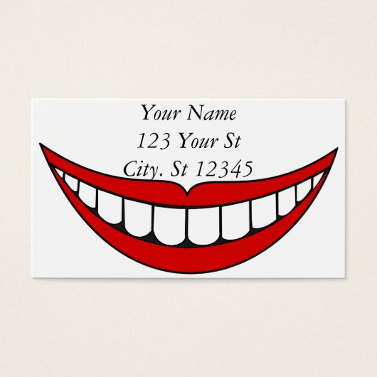 Big Smile Thunder_Cove Visitekaartje (Voorkant)