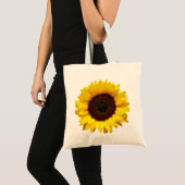 Big Smile/Yellow Sunflower Tote Bag (Voorkant (product))