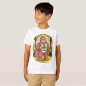 Big Smiles First Day of School Bigfoot Kid's T-shirt (Voorkant volledig)