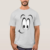 Big Smiling Face Unisex T-shirt (Voorkant)