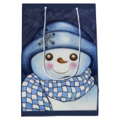 Big Snowman Gift Bag Medium Cadeauzakje (Achterkant)