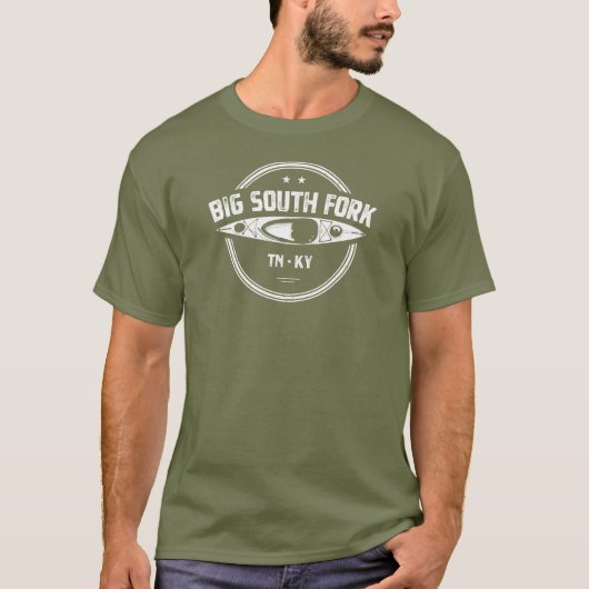 Big South Fork National River Kajak T-shirt (Voorkant)
