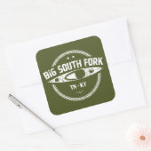 Big South Fork National River Kajak Vierkante Sticker (Envelop)