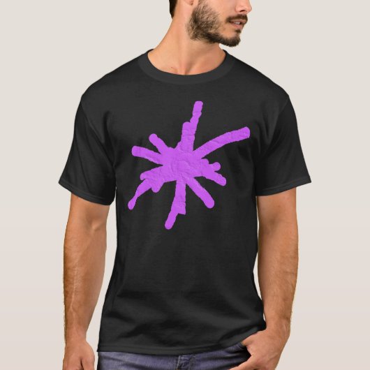 Big Spark - Paars Plaster T-shirt (Voorkant)