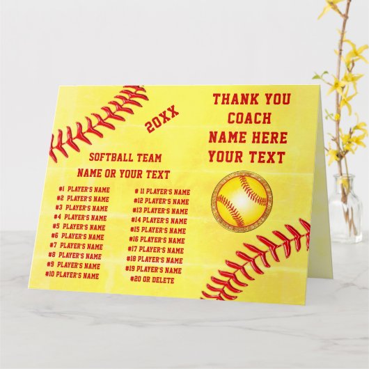 BIG Speciaal, Softball Dank u Kaarten, 3 Grootte Kaart (Gele Bloem)