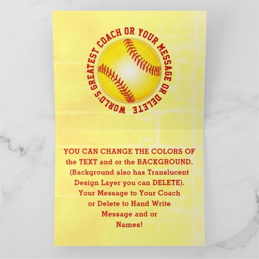 BIG Speciaal, Softball Dank u Kaarten, 3 Grootte Kaart (Binnen)