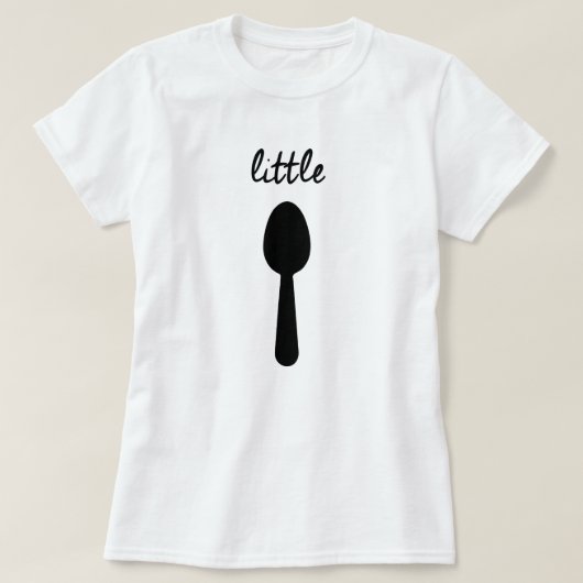 BIG SPOON LITTLE SPOON T-SHIRT (Design voorkant)