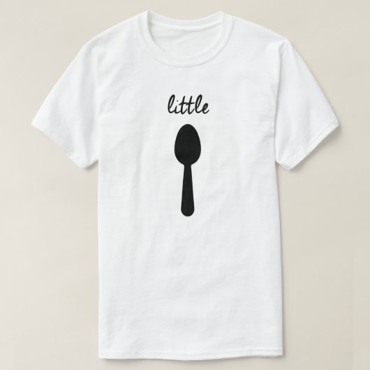 BIG SPOON LITTLE SPOON T-SHIRT (Design voorkant)