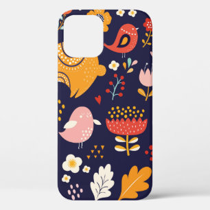 Big spring Pasen collectie van bloemen, bladeren,  Case-Mate iPhone Case