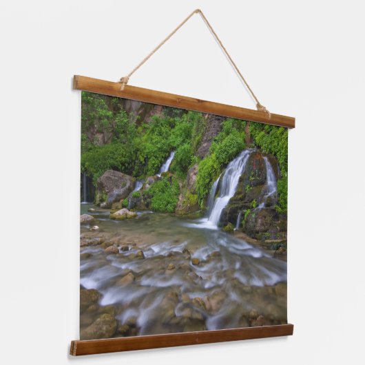 Big Springs Virgin | Nationaal Park Zion Hangend Wandkleed (Gebogen)