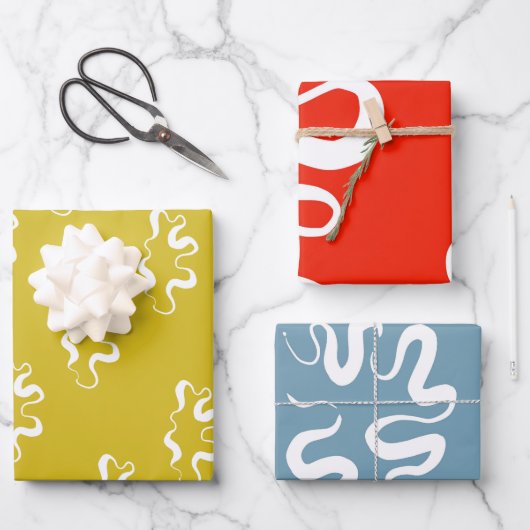 BIG SQUIGGLES PARTY Wrapping Paper (Voorkant)