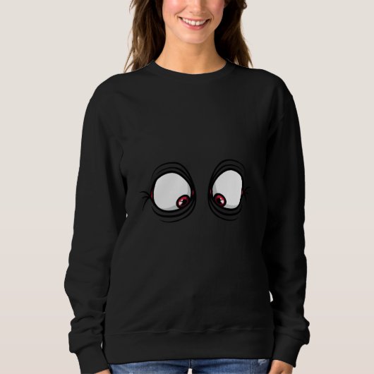 Big Squinting Eyes Grimace Trui (Voorkant)