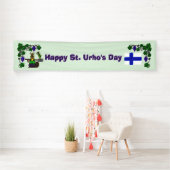 Big St. Urho's Day Party Banner binnen of buiten (Insitu)