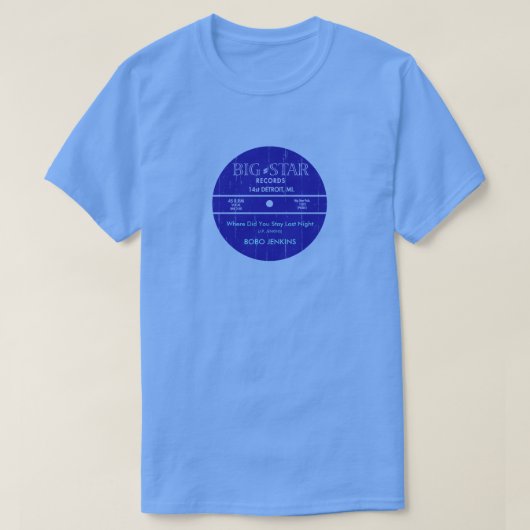 BIG STAR RECORDS DETROIT T-SHIRT (Design voorkant)