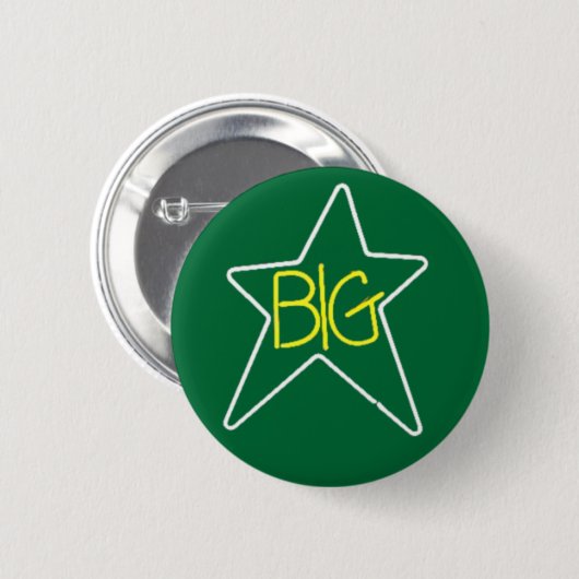 Big Star Ronde Button 5,7 Cm (Voorkant /achterkant)