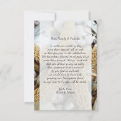 Big Starfish Beach Weddenschap Wishing Well Card Kaart (Voorkant)