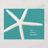 Big Starfish Moving Coast Custom Briefkaart (Voorkant)