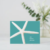 Big Starfish Moving Coast Custom Briefkaart (Staand voorkant)