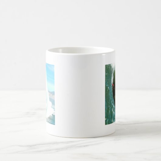 Big Steep Surfing Wave Koffiemok (Center)