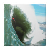 Big Steep Surfing Wave Tegeltje (Voorkant)