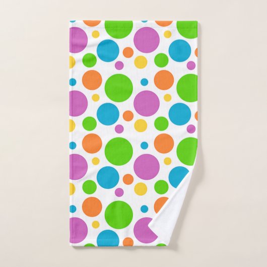 Big Stippen Polka Dots op Bathroom Towel set Bad Handdoek (Handdoek)