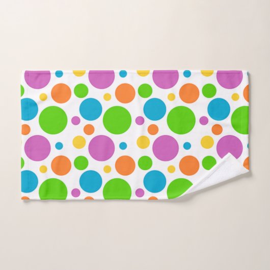 Big Stippen Polka Dots op Bathroom Towel set Bad Handdoek (Handdoek)