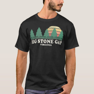 Big Stone Gap VA Vintage T-Shirt Retro jaren 70 D