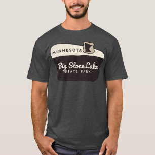 Big Stone Lake State Park Minnesota Welkomstbord T-shirt
