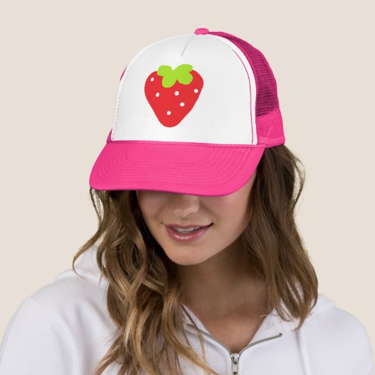 Big Strawberry Trucker Pet (In situ)