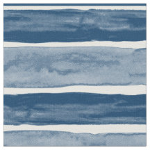 BIG STRIPE Blue Cabana Waterverf Stripe