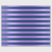 Big Stripes Lines Blue Navy Paars Amethyst Cadeaupapier (Vlak)
