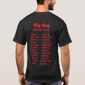 Big Sug Weekend World Tour T-shirt (Achterkant)